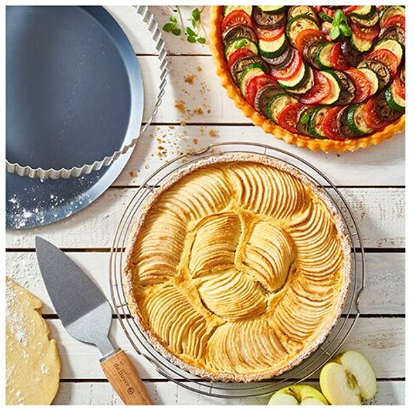 Baking Mould de Buyer BOX HOMEBAKING Round Moulds (Ring, Plate, Grate and Lifter) ...