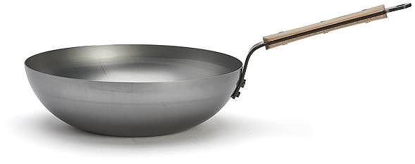 Wok Pan de Buyer 5717.28 Mineral B Bois Wok 28 cm ...
