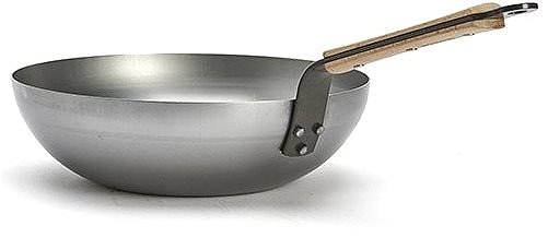 Wok Pan de Buyer 5717.28 Mineral B Bois Wok 28 cm ...