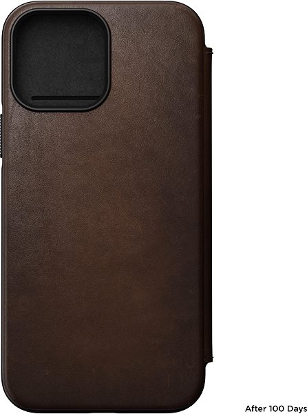 Mobiltelefon tok Nomad MagSafe Rugged Folio Brown iPhone 13 Pro Max tok ...