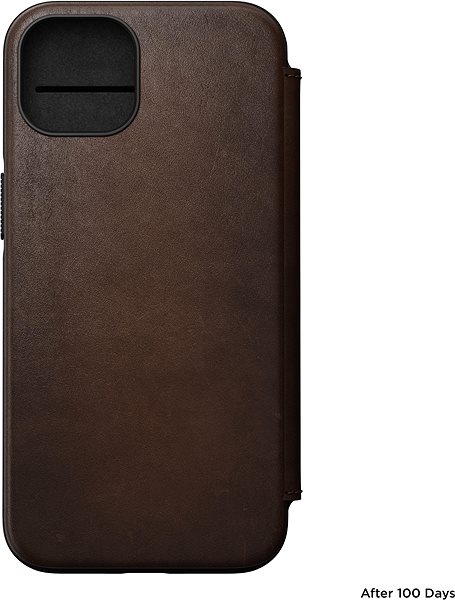 Puzdro na mobil Nomad MagSafe Rugged Folio Brown iPhone 13 ...