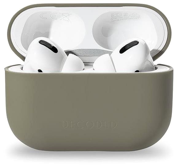 Kopfhörer-Hülle Decoded Silicone Aircase Olive AirPods 3 Mermale/Technologie
