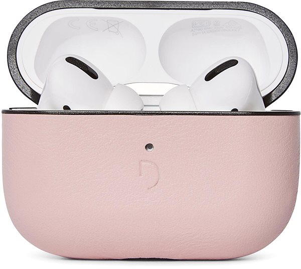Kopfhörer-Hülle Decoded Leather Aircase Pink AirPods 3 Mermale/Technologie