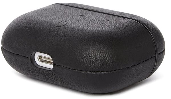 Headphone Case Decoded Leather Aircase Black AirPods 3 Lateral view