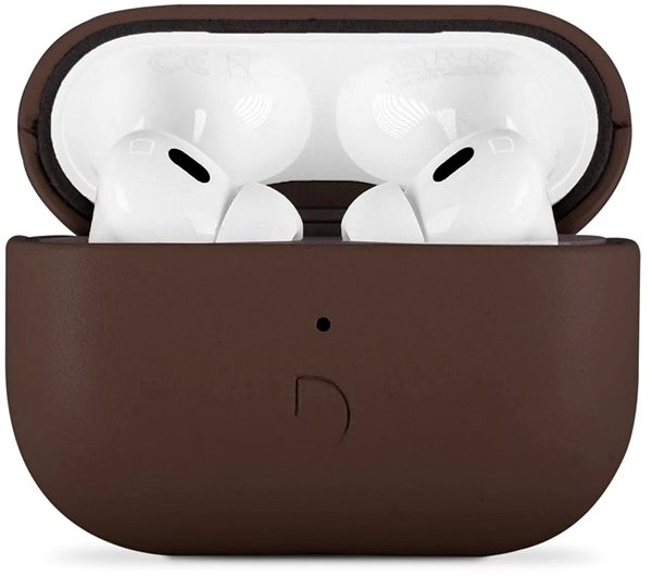 Puzdro na slúchadlá Decoded Leather Aircase Brown AirPods Pro 2 ...