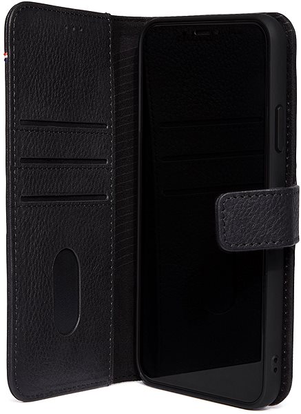 Kryt na mobil Decoded Leather Wallet Black iPhone 11 ...
