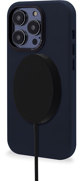 Handyhülle Decoded Leather Backcover Navy für iPhone 14 Pro Max ...