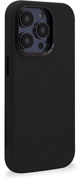 Telefon tok Decoded Leather BackCover Black iPhone 14 Pro ...
