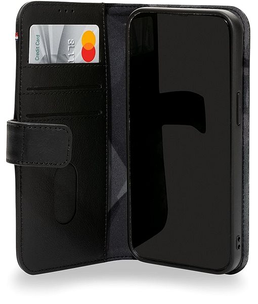 Puzdro na mobil Decoded Wallet Black iPhone 13 Pro ...