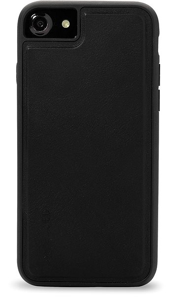 Mobiltelefon tok Decoded Leather Detachable Wallet Black iPhone SE/8/7 tok ...