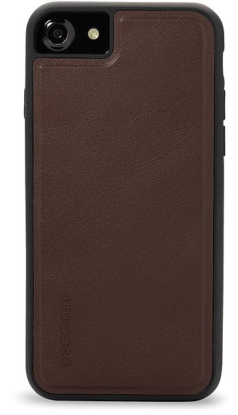 Mobiltelefon tok Decoded Leather Detachable Wallet Brown iPhone (2020/2022)/8/7 tok ...