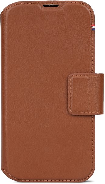 Puzdro na mobil Decoded Leather Detachable Wallet Tan iPhone 15 ...