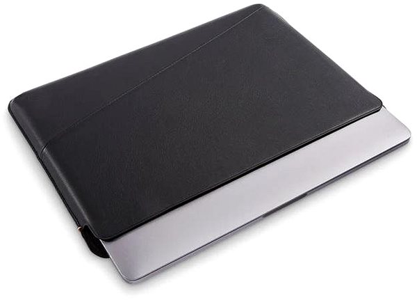 Laptop-Hülle Decoded Leather Frame Sleeve Black Macbook Pro 14