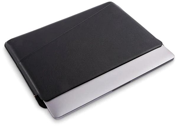 Laptop tok Decoded Leather Frame Sleeve, black Macbook Pro 16