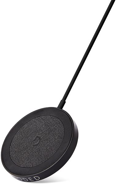 Bezdrôtová nabíjačka Decoded Wireless Charging Puck 15 W Black Bočný pohľad