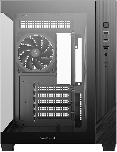 DeepCool CG330 3F Black PC case.