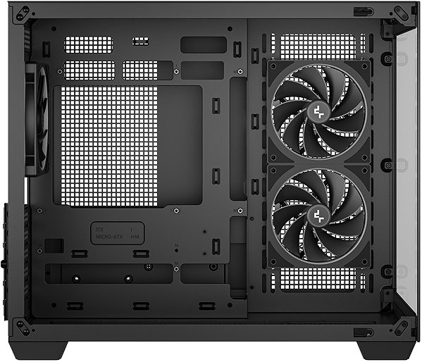 DeepCool CG330 3F Black PC case.