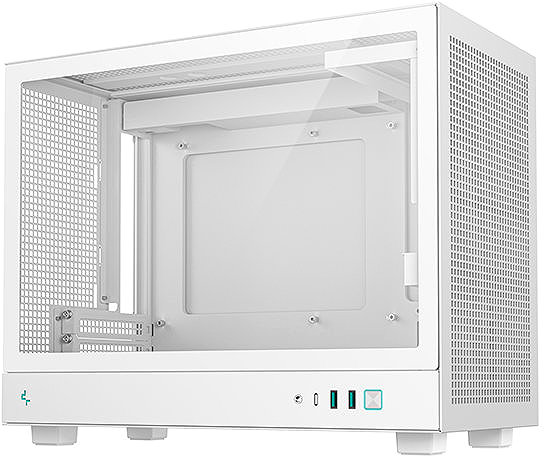 DeepCool CH160 PLUS WH PC case.
