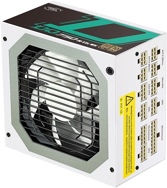 PC Power Supply DeepCool DQ750-M-V2L WH Lateral view