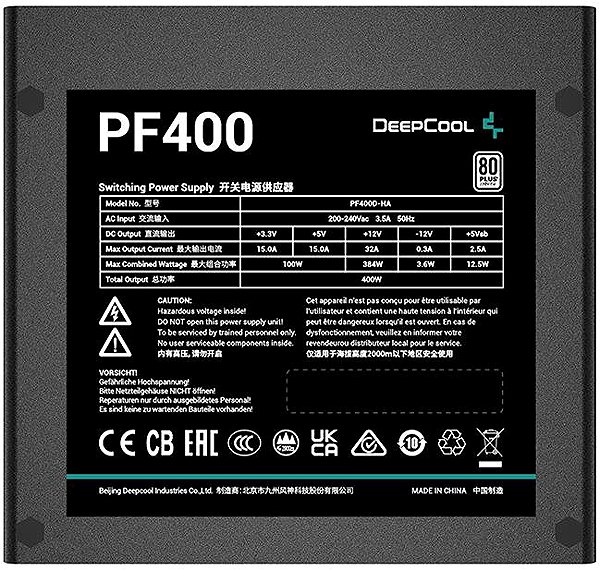 PC Power Supply DeepCool PF400D ...