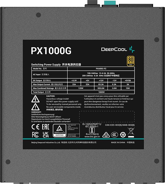 PC tápegység DEEPCOOL PX1000-G ...