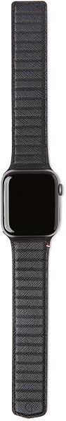 Remienok na hodinky Decoded Leather Magnetic Strap pre Apple Watch 38/40/41mm Black ...