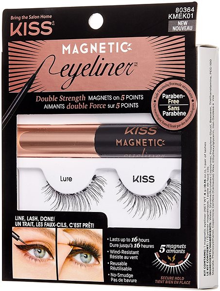 Műszempilla KISS Magnetic Eyeliner Kit - 01 ...