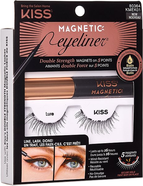 Műszempilla KISS Magnetic Eyeliner Kit - 01 ...