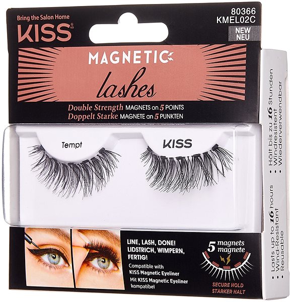 Műszempilla KISS Magnetic Eyeliner Lash - 02 ...
