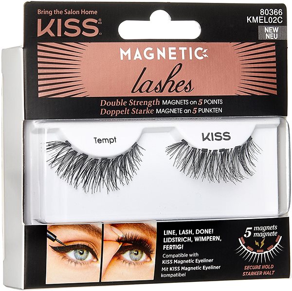 Műszempilla KISS Magnetic Eyeliner Lash - 02 ...