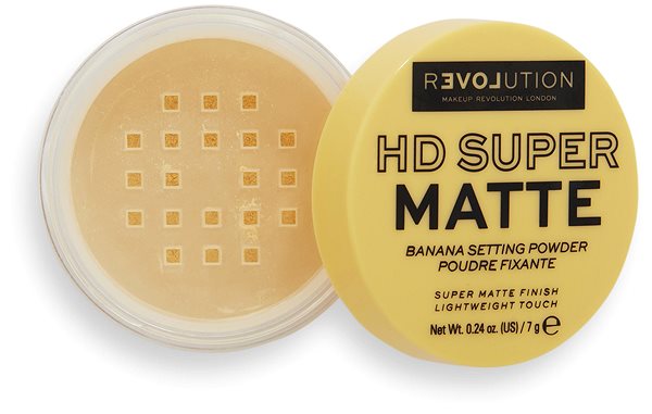 Púder REVOLUTION Relove HD Super Matte Banana Powder ...