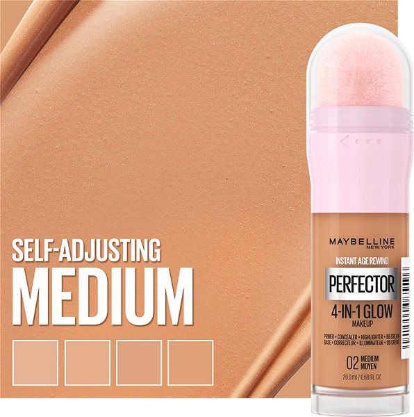 Make-up MAYBELLINE NEW YORK Instant Perfector 4-in-1 Glow 02 Medium Make-up 20 ml ...