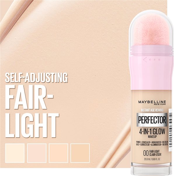 Alapozó MAYBELLINE NEW YORK Instant Perfector 4-in-1 Glow 00 Fair Make-up 20 ml ...