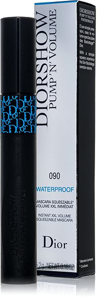 Maskara DIOR DIORshow Pump 'N' Volume Waterproof Volumizing Mascara 090 Black Pump 5,2 g ...