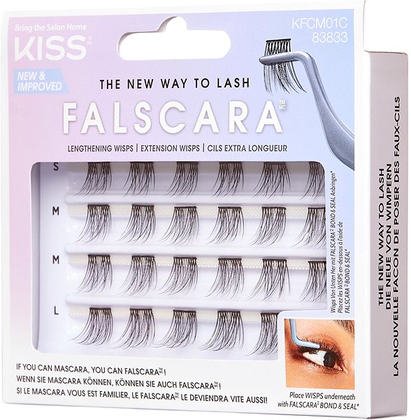 Műszempilla KISS Falscara  Eyelash - Wisp Multi 01 ...