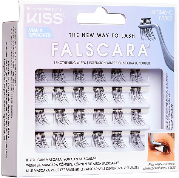 Műszempilla KISS Falscara  Eyelash - Wisp Multi 01 ...