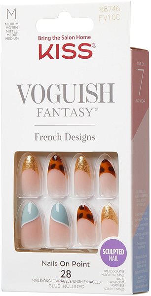 Műköröm KISS Voguish Fantasy  French - Charmante ...