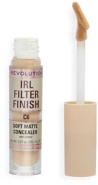 Korektor REVOLUTION IRL Filter Finish Concealer C6 6 g ...