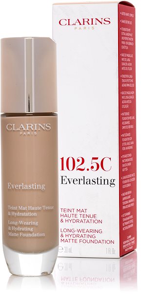 Make-up CLARINS Everlasting Foundation 102.5C Porcelain 30 ml ...