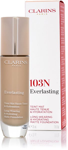 Alapozó CLARINS Everlasting Foundation 103N Ivory 30 ml ...