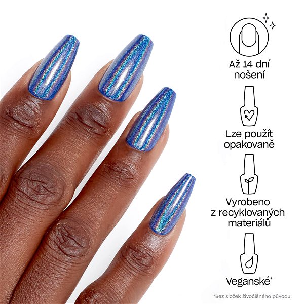 Umělé nehty OPI - Instant Gel-Like Salon Manicure - Blue-Gie ...