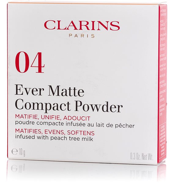 Púder CLARINS Ever Matte Compact Powder 04, 10g ...