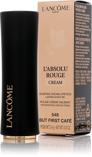 Rúzs LANCÔME Absolu Rouge Cream 546 But First Cafe 3,4g ...