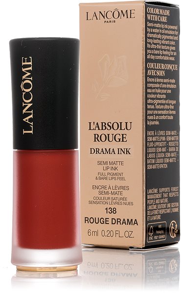 Rúzs LANCÔME L Absolu Rouge Drama Ink 138 Rouge Drama 6ml ...