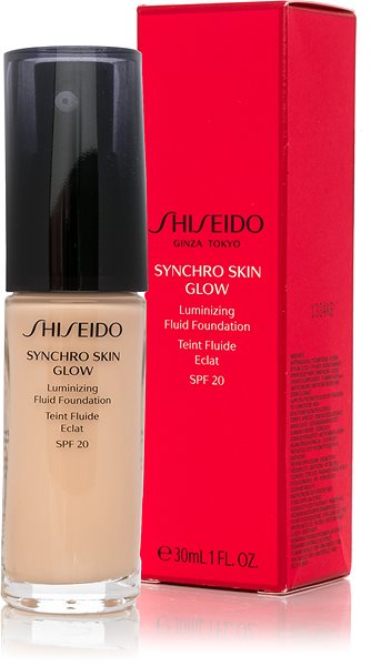 Primer SHISEIDO Synchro Skin Glow Luminizing Fluid Foundation SPF20 Neutral 1 30ml ...