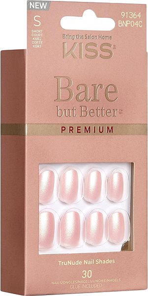 Umelé nechty KISS Bare-But-Better Premium Nails Mocha ...