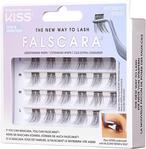 Nalepovací řasy KISS Falscara WISPS Multi Bambi ...