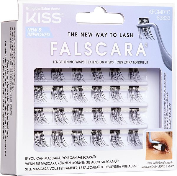 Nalepovací řasy KISS Falscara WISPS Multi Bambi ...