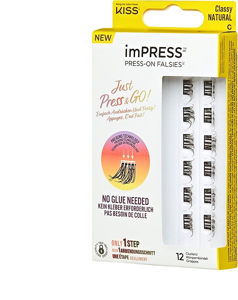 Nalepovací řasy KISS imPRESS Press On Single 01 ...
