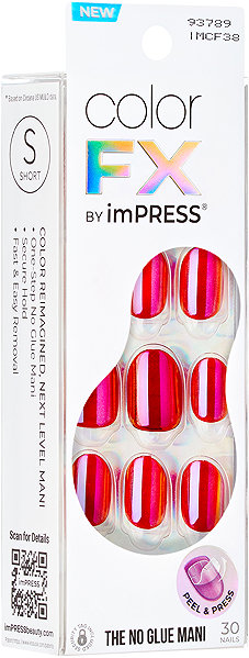 Umelé nechty KISS imPRESS Color FX – Floating ...